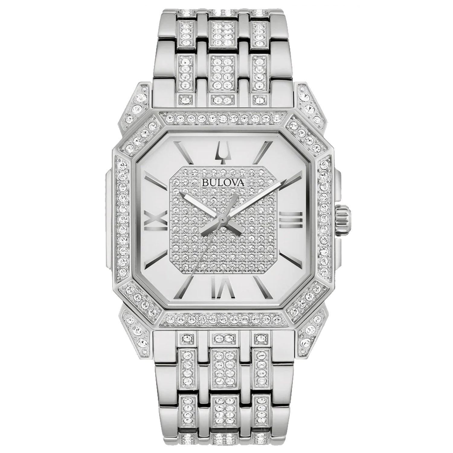Bulova Men's Octava Silver Dial Watch - 96A285