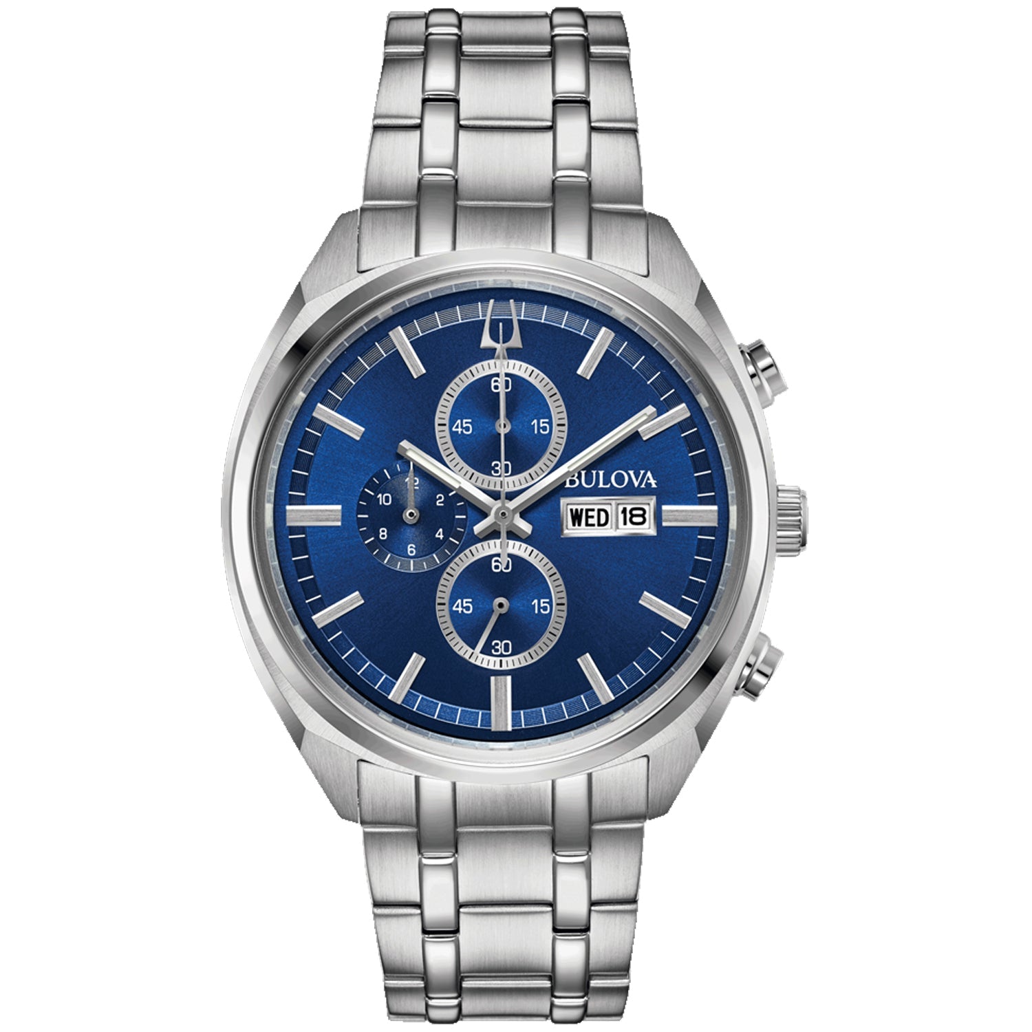 Bulova Men's Classic Blue Dial Watch - 96C136