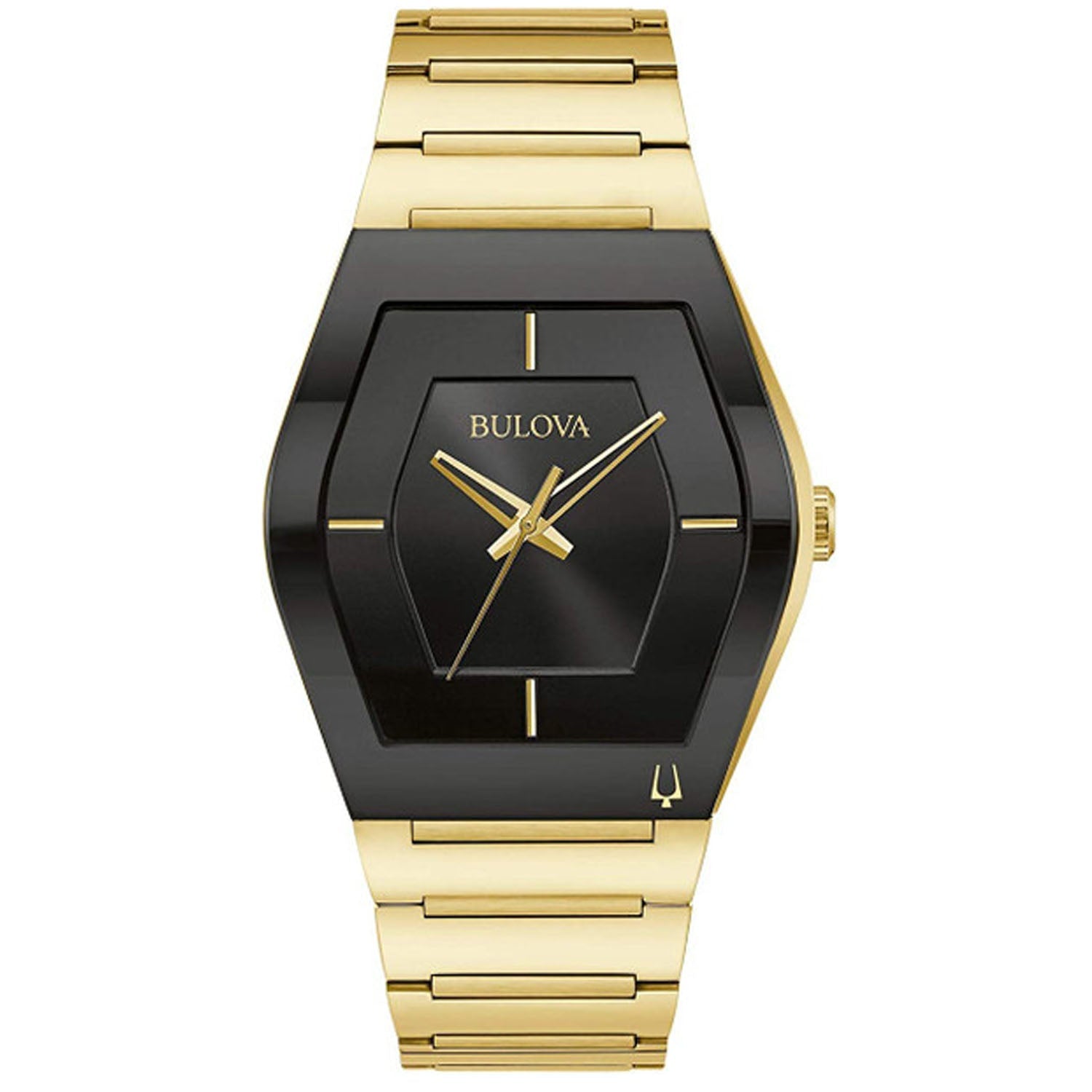 Bulova Women's Gemini Black Dial Watch - 97A164