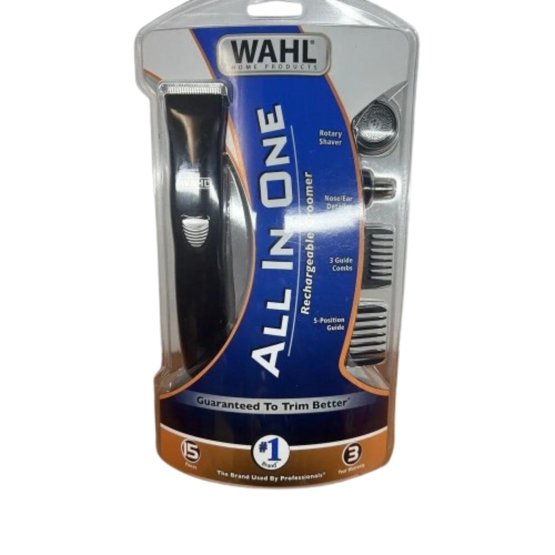 Wahl All in One Rechargeable Groomer - Multi Purpose Cordless Trimmer Kit - 9865-2201-MI
