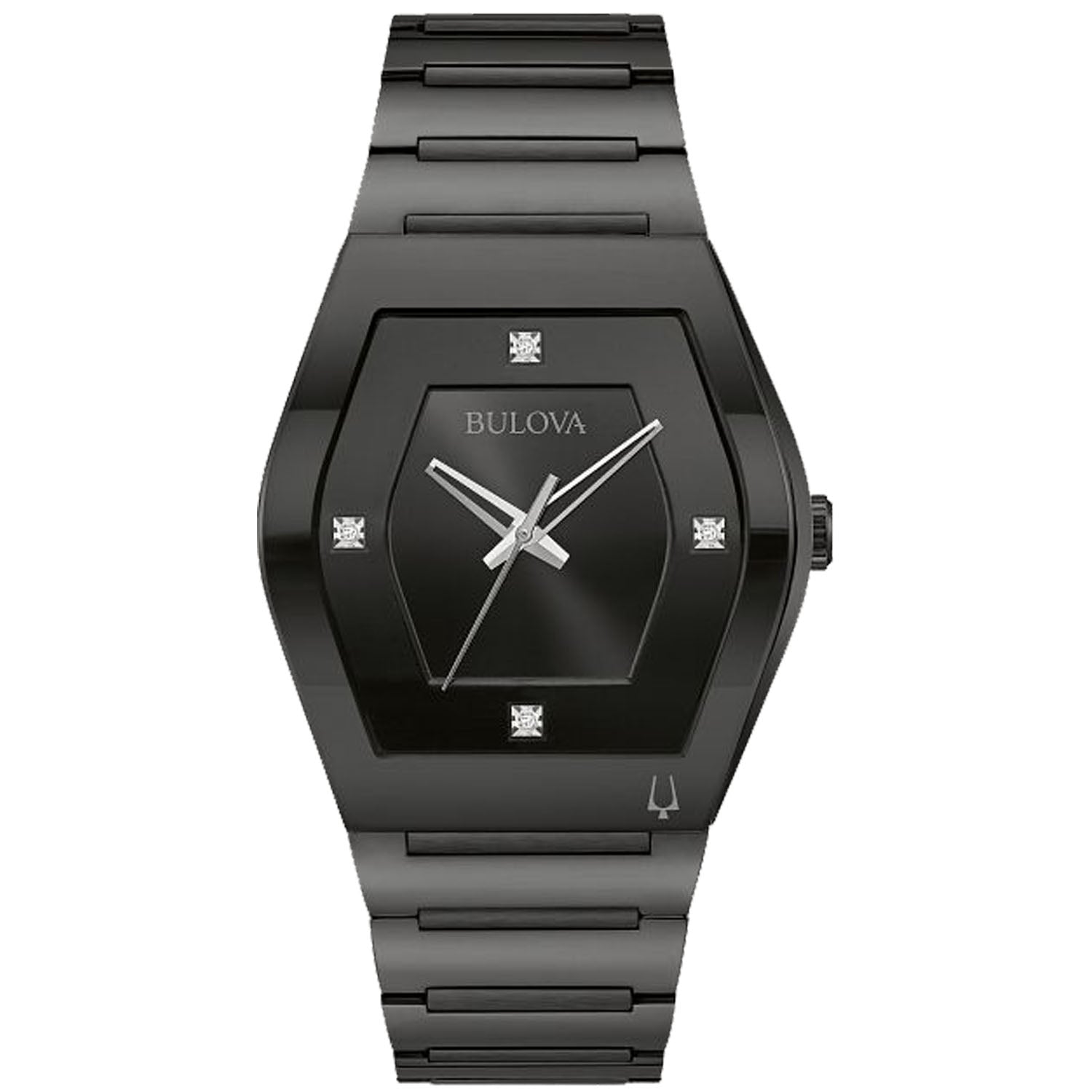 Bulova Women's Gemini Black Dial Watch - 98D177