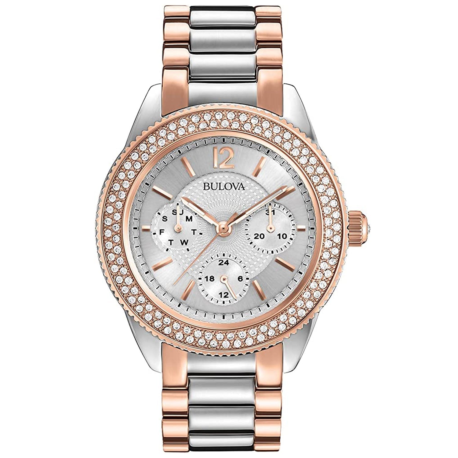 Bulova Women's Classic Silver Dial Watch - 98N100