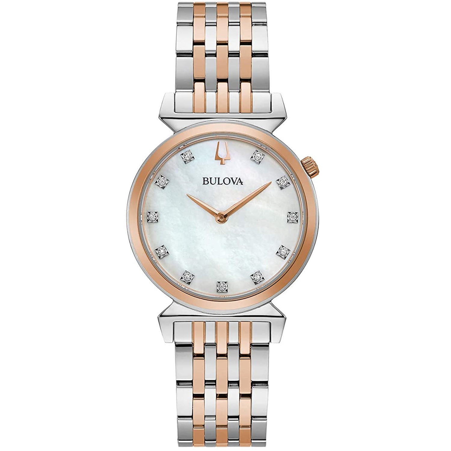 Bulova Women's Regatta Mother of pearl Dial Watch - 98P192