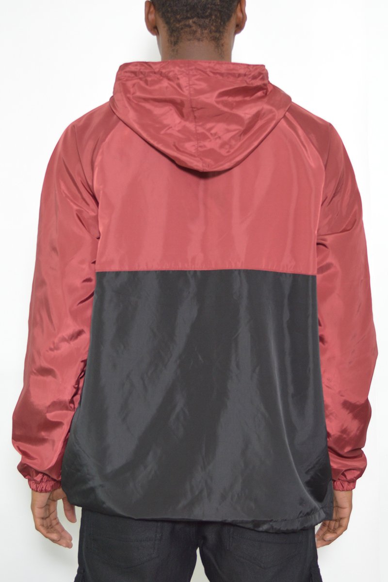 COLOR BLOCK ANORAK JACKET