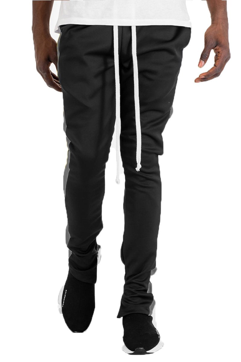 HOLIDAY TRACK PANTS- BLACK/ GREY