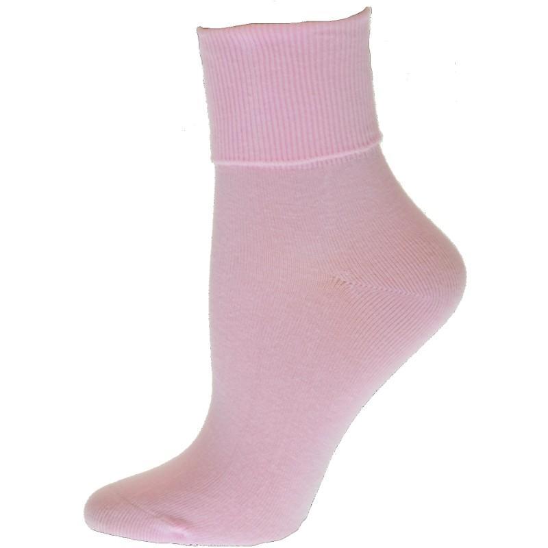 Turn Cuff Organic Cotton Seamless Toe 3 pair Pack | No Toe Seam Socks