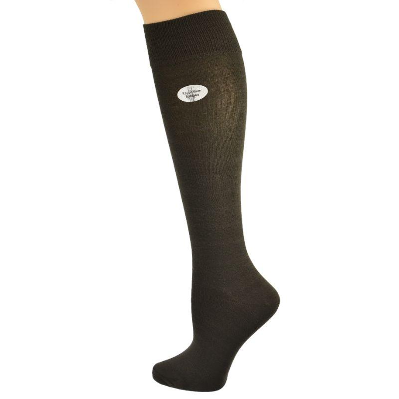 Classic Flat Knit Bamboo Knee Hi Socks 2 pair Pack