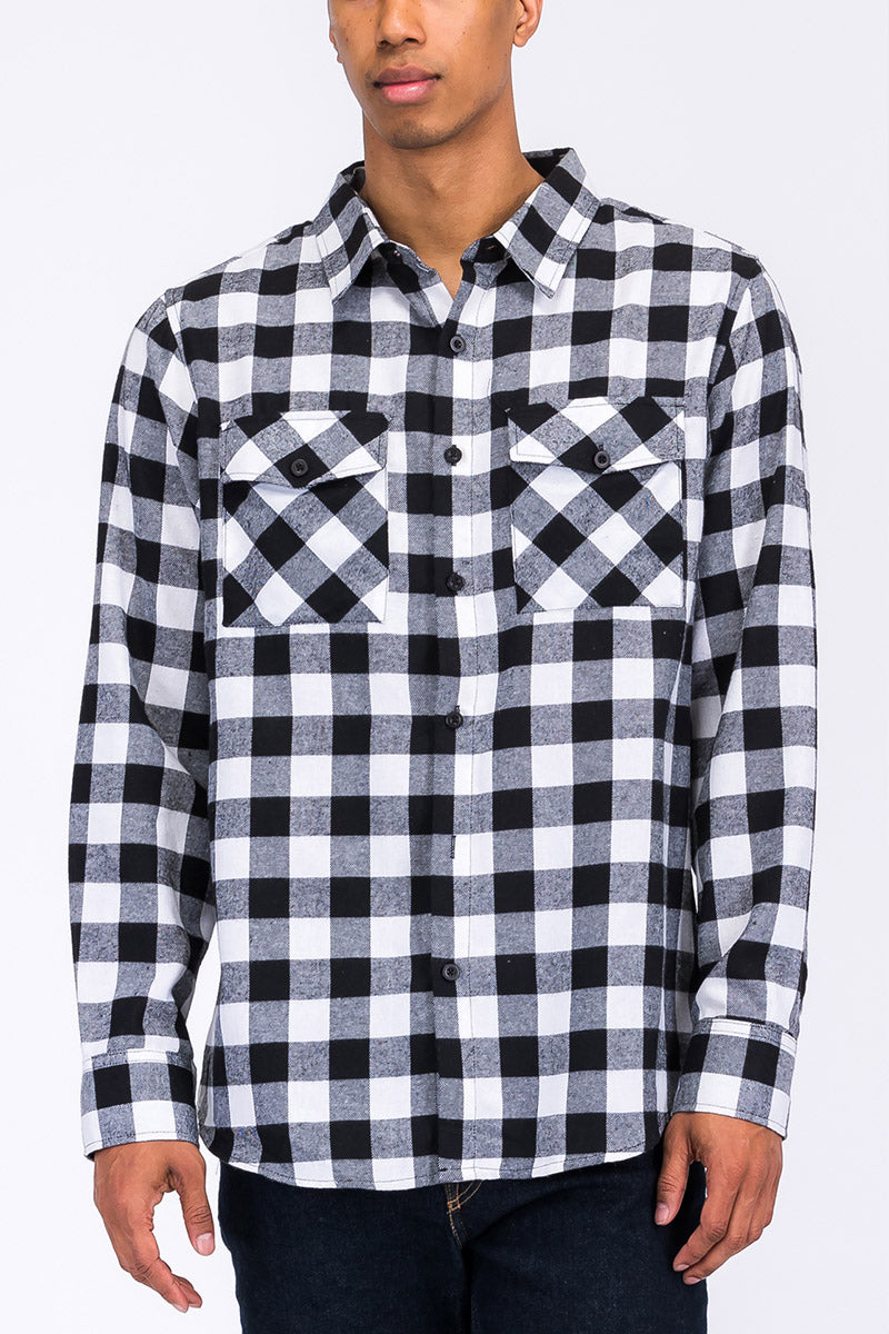 Brushed Flannel Shirt