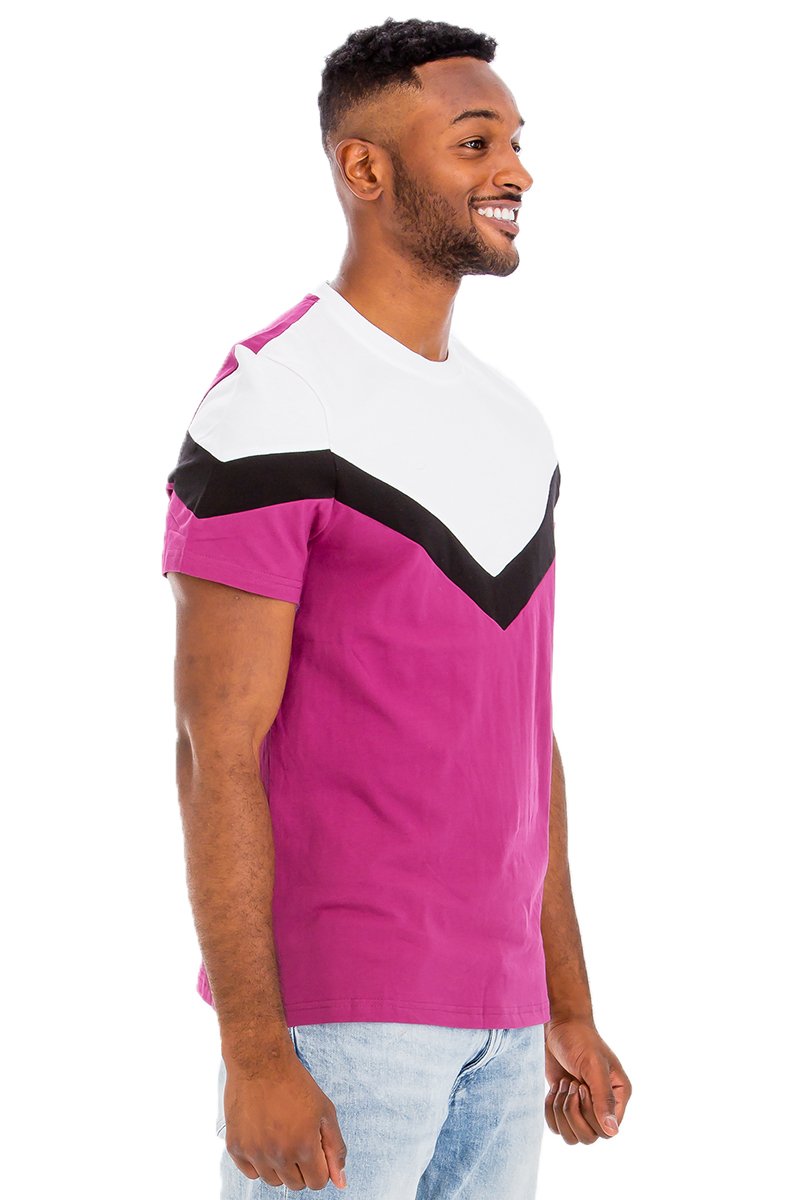 CHEVRON COLORBLOCK  TSHIRT