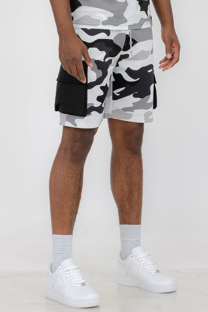 Full Camo Toggle Shorts