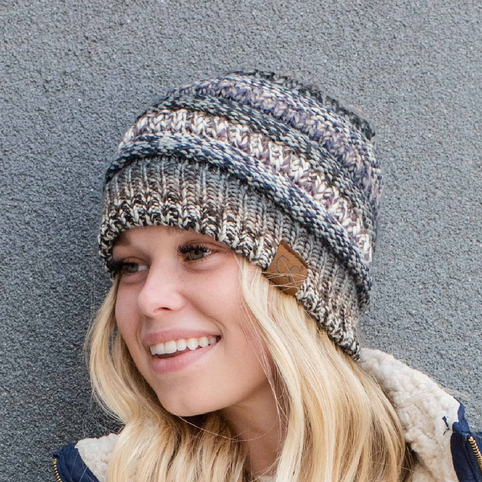 CC Comfy Striped Beanie