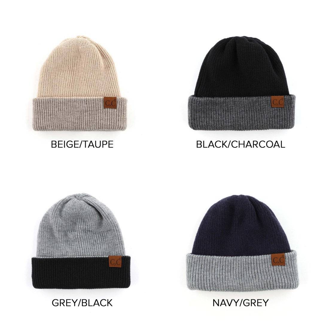 CC Reversible Streetwear Double Layer Beanie