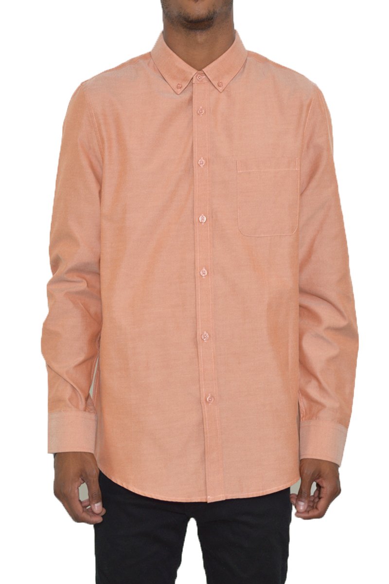 SIGNATURE LONG SLEEVE BUTTON DOWN SHIRT