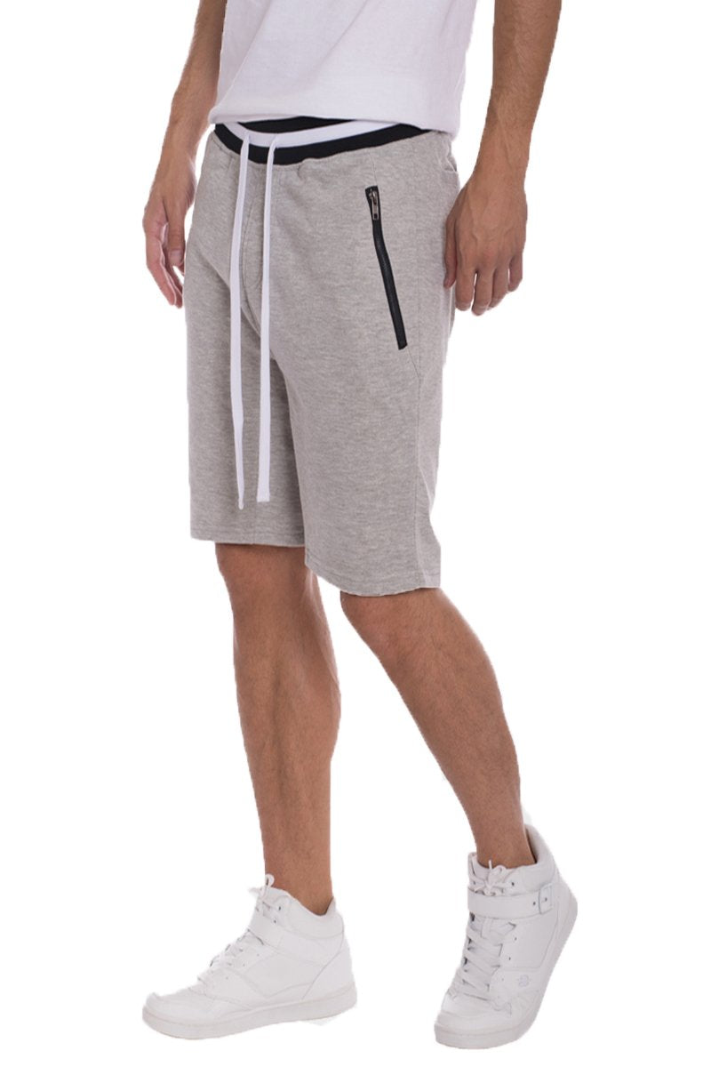 FRENCH TERRY SHORTS- GREY