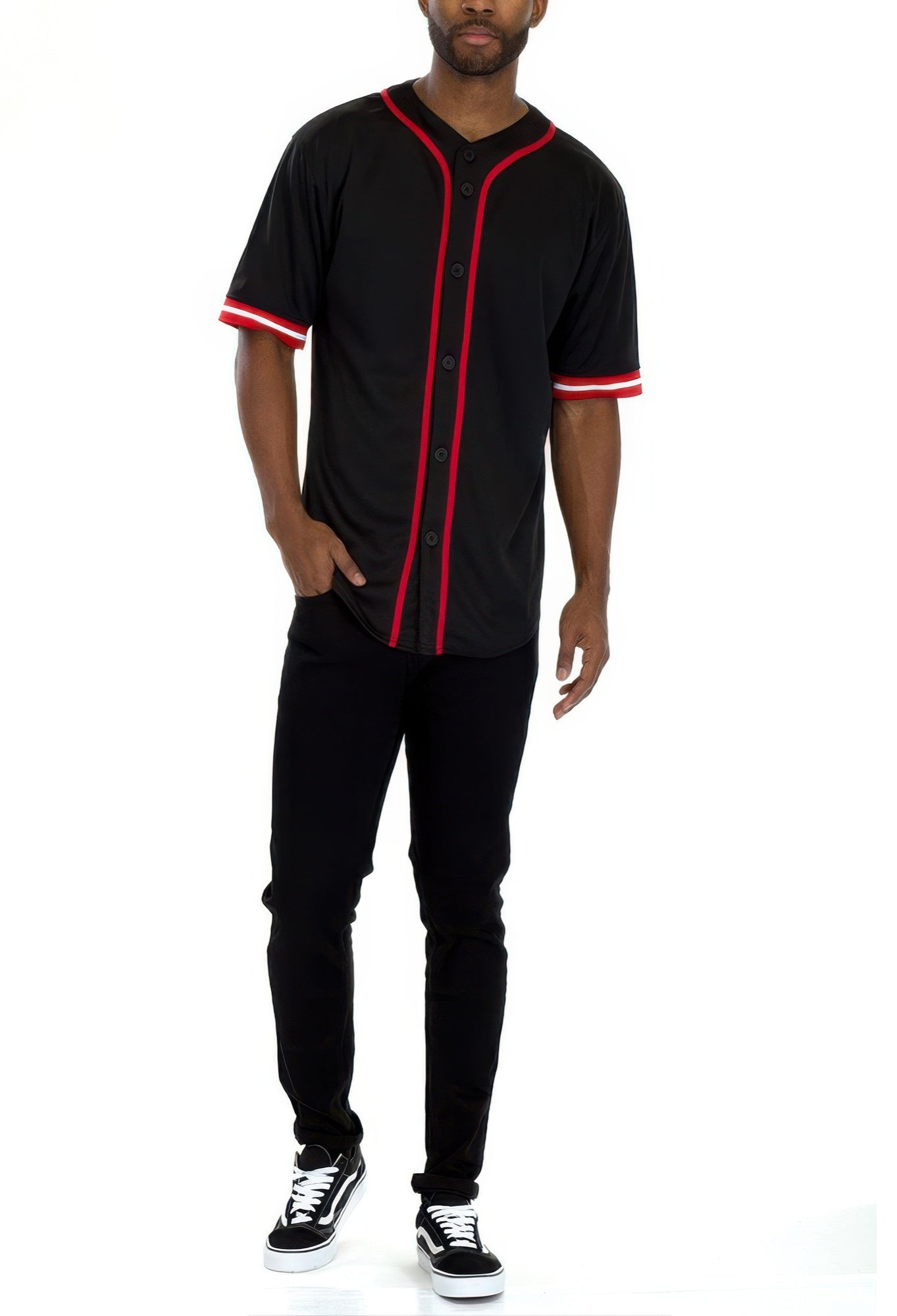 Men's Taped Baseball Jersey