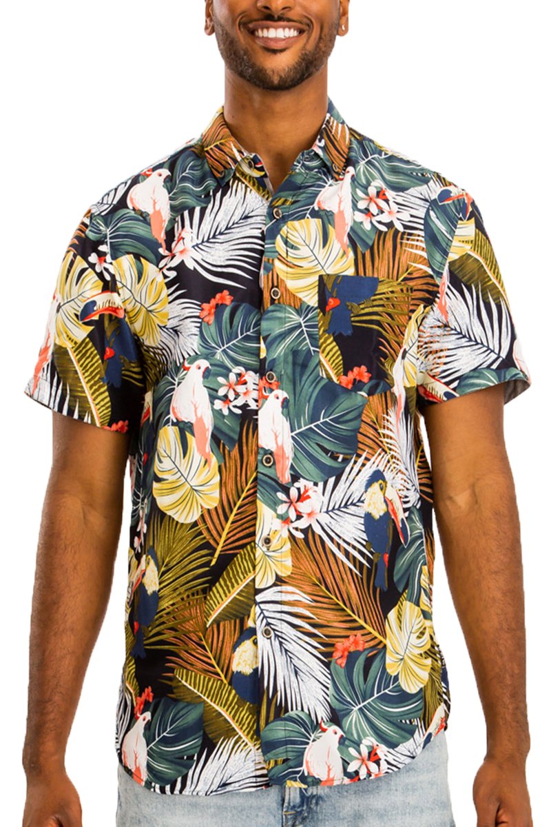 HAWAIIAN BUTTON DOWN SHIRT