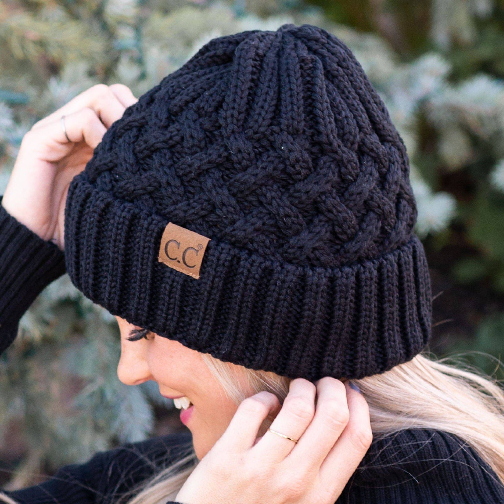 CC Beanie Lattice Pattern