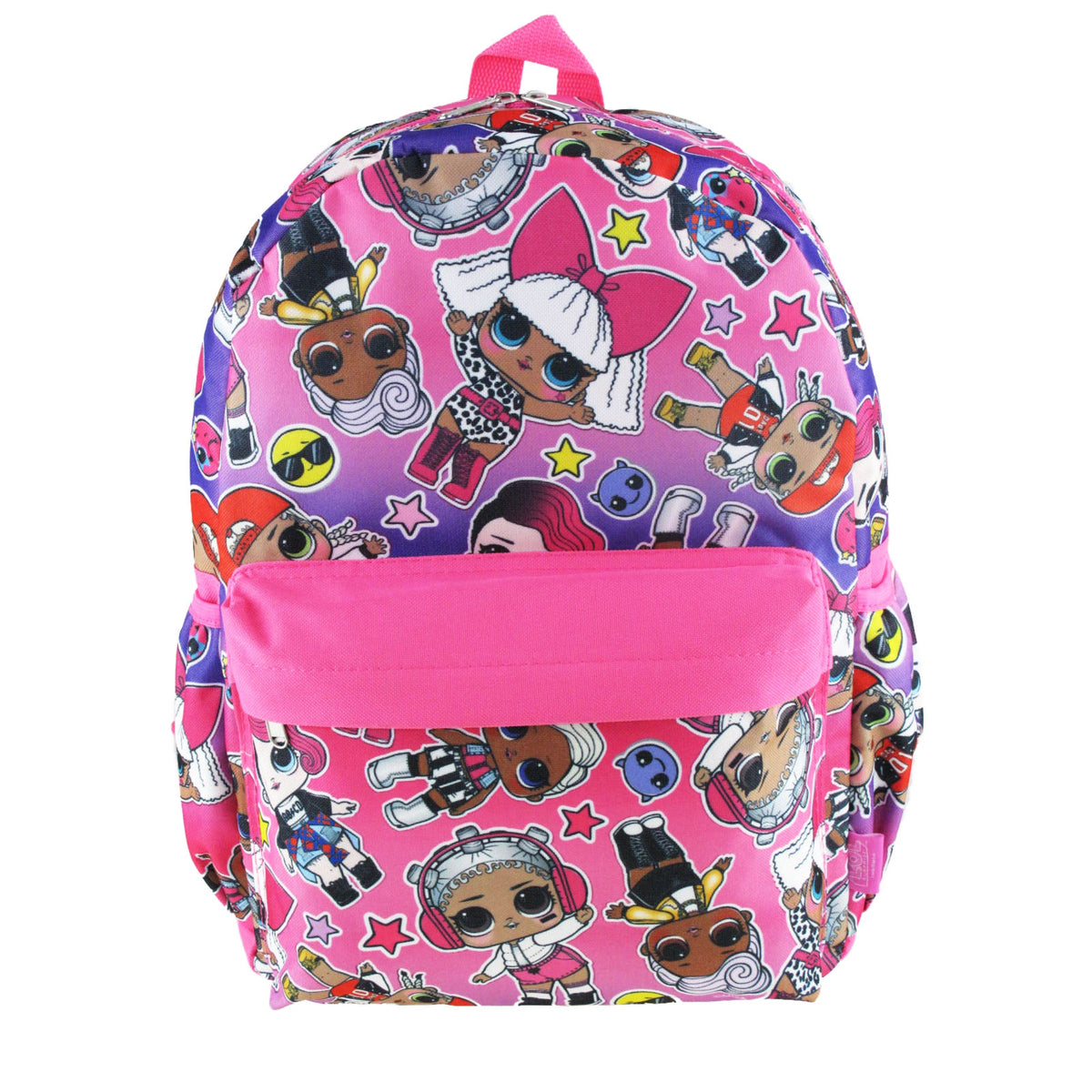L.O.L. Surprise! Large All Over Print Kids Backpack for School and Travel
