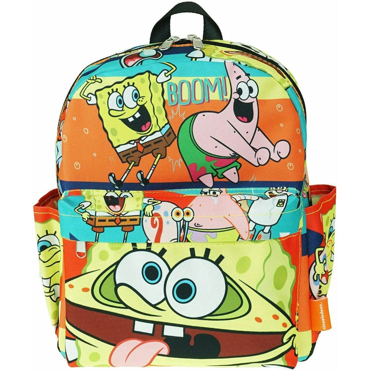 Nickelodeon Spongebob 12" Junior Deluxe Backpack With Oversize Print