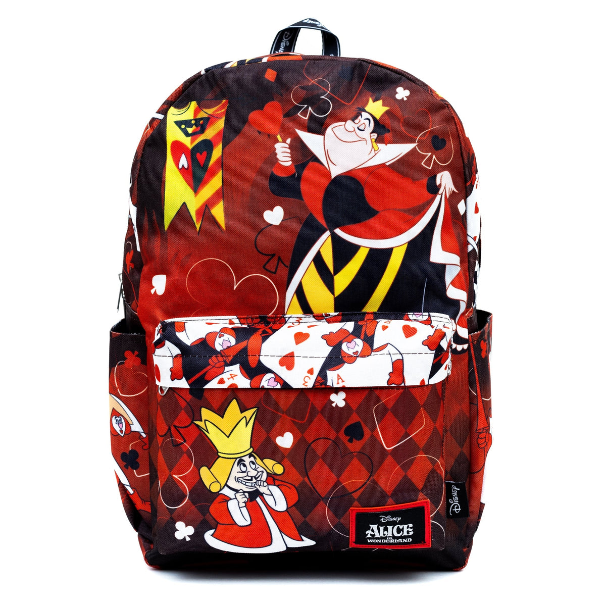 Disney Alice in Wonderland Queen of Hearts Junior Deluxe 17.5” Backpack