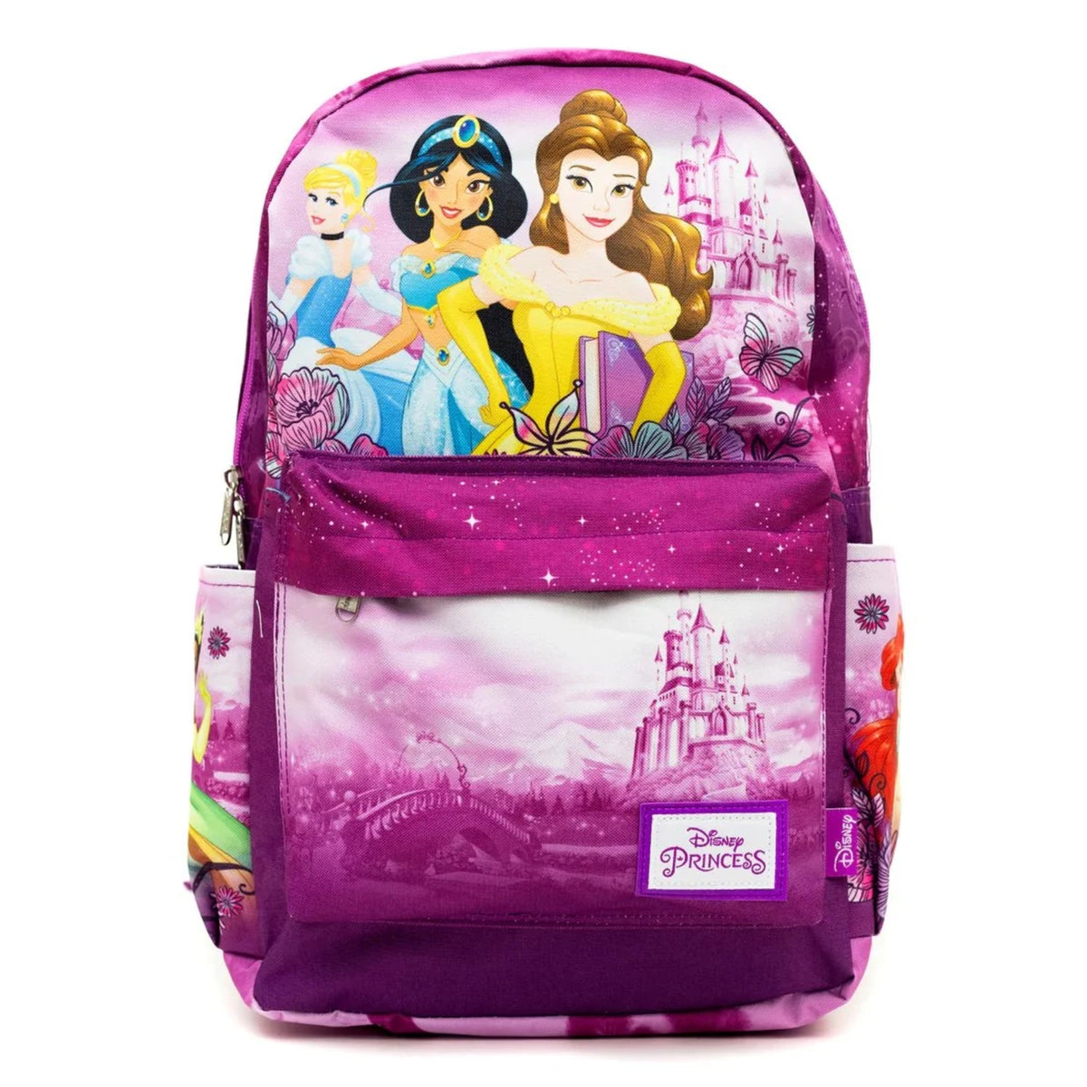 Disney Princess Junior Deluxe 17.5” Kids Backpack for School and Travel