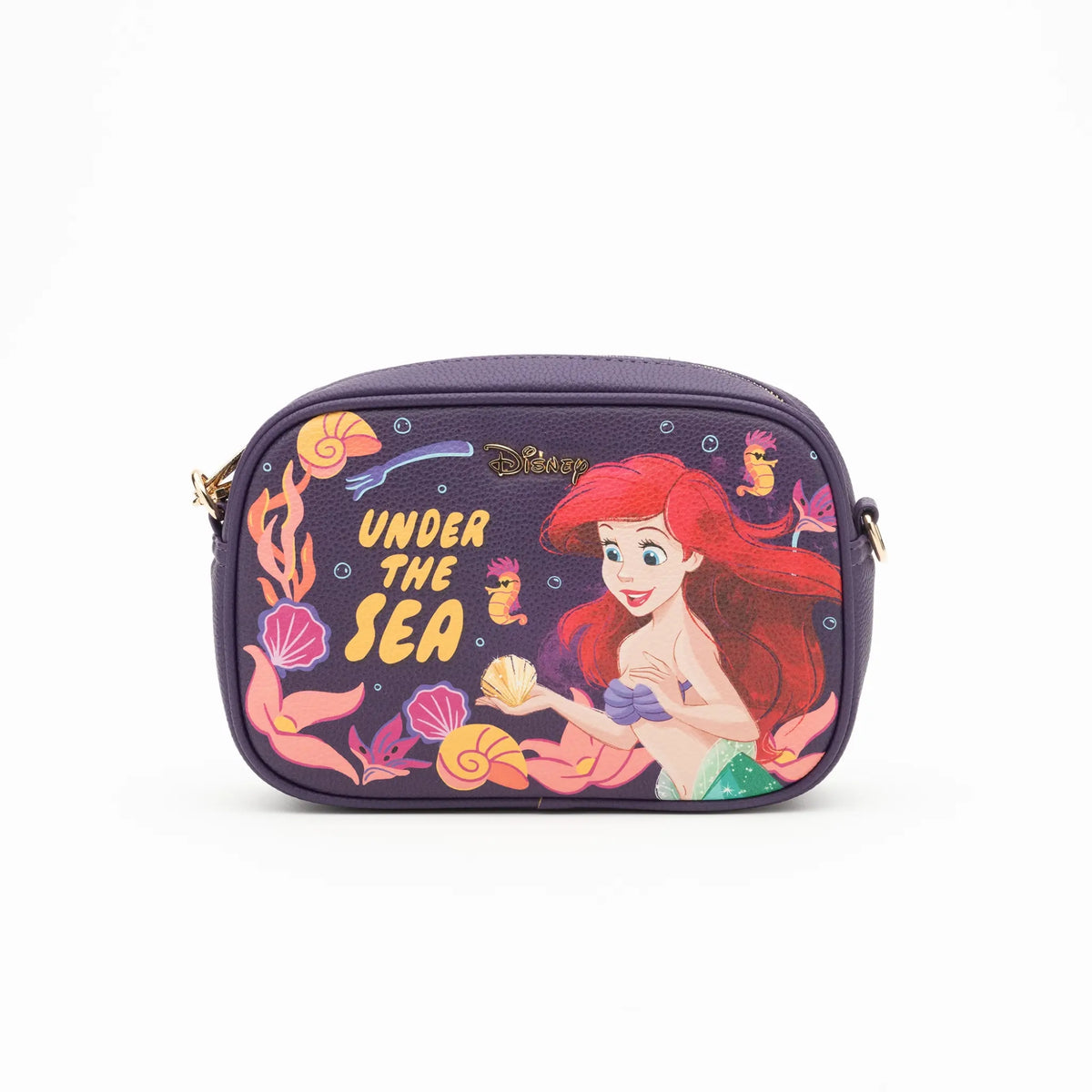 Disney Princess - Ariel 6.5 Inch Vegan Leather Crossbody