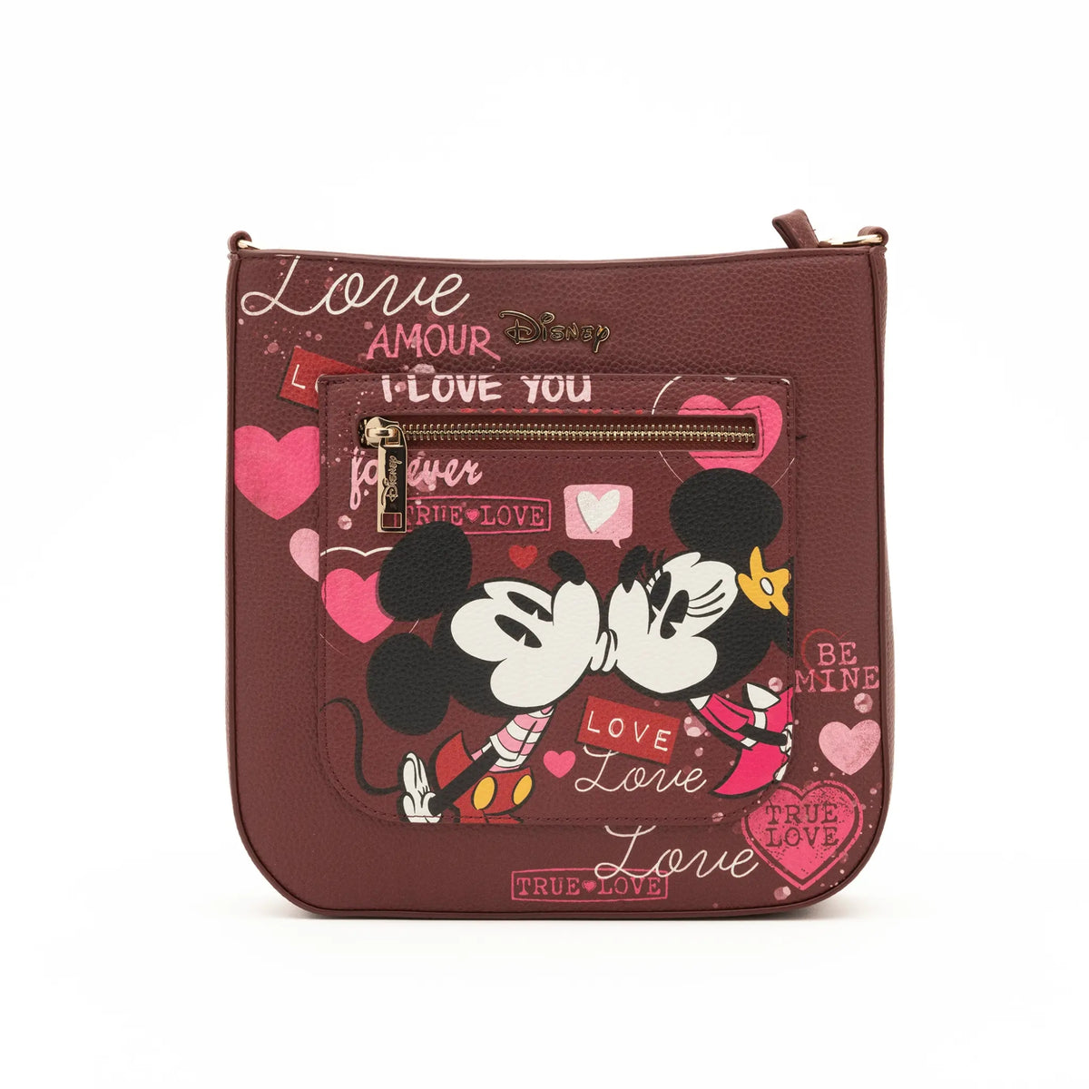 Disney Mickey And Minnie 9.75 Inch Shoulderbag