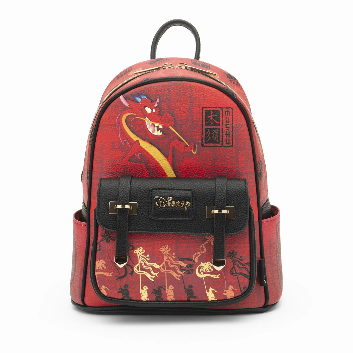 Disney Mulan - Mushu 11" Vegan Leather Mini Backpack