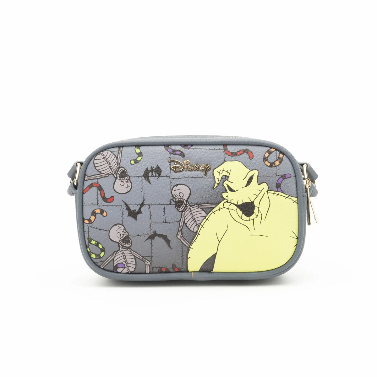 Disney Nightmare Before Christmas - Oogie Boogie Double Zipper Vegan Leather Cro