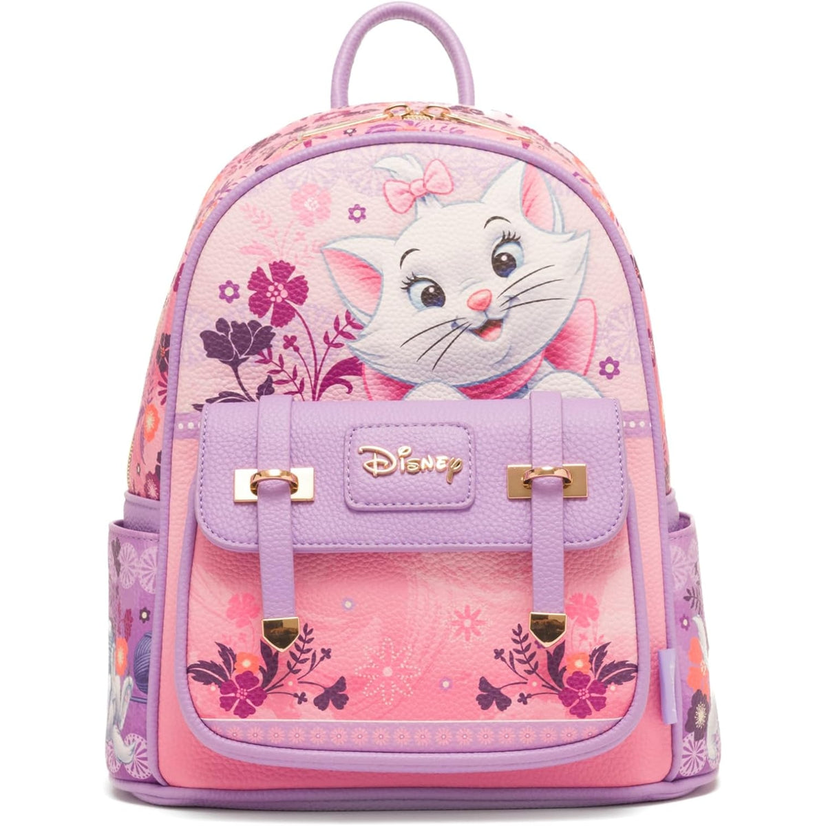 Disney The Aristocats - Marie 11" Vegan Leather Mini Backpack With Dust Coverr