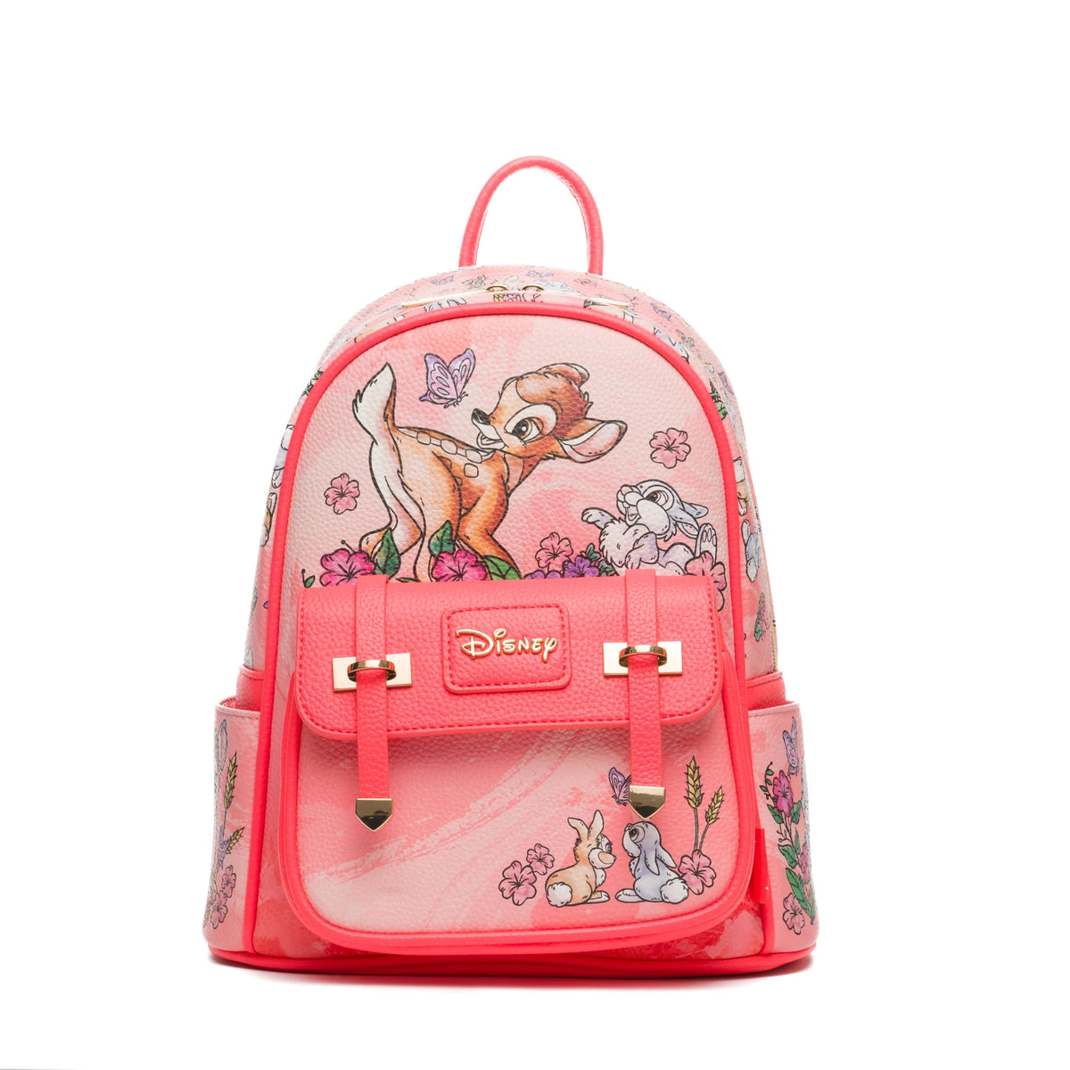 Disney Bambi 11" Vegan Leather Mini Backpack With Dust Coverr