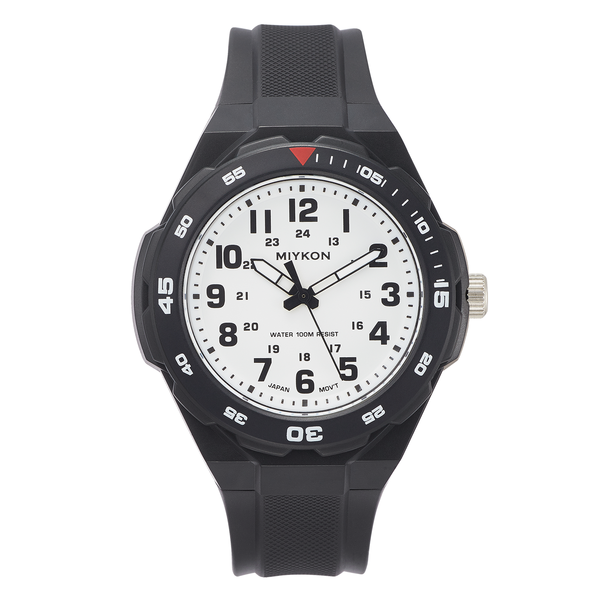 Miykon MenÕs Analog Sport Waterproof Watch with Rotating Bezel