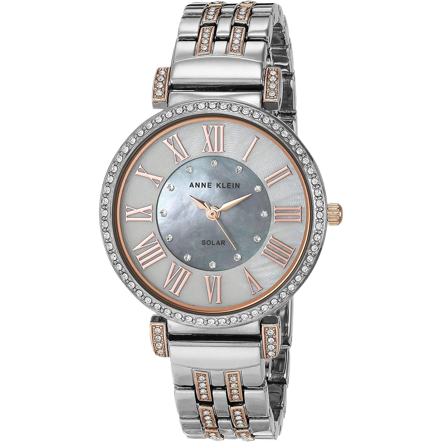 Anne Klein Women's Classic Mother of Pearl Dial Watch - AK-3633MPRT