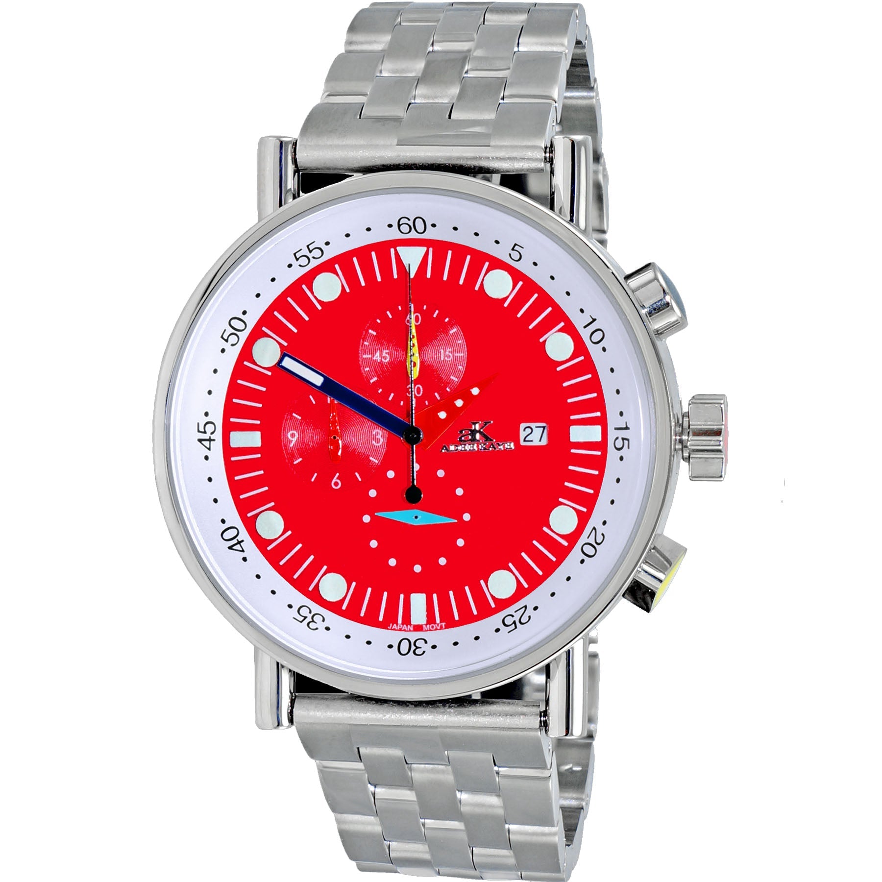 Adee Kaye Men's Mando-Mb Red Dial Watch - AK2268-40RD