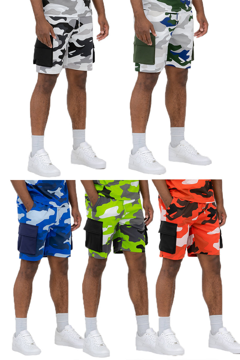 Full Camo Toggle Shorts