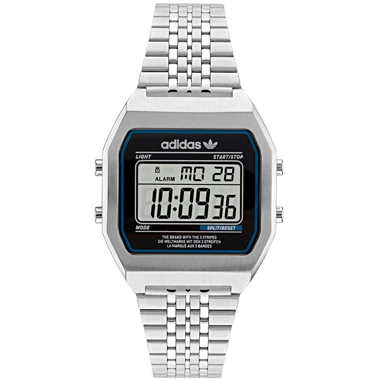 Adidas Women's Originals Street Digital Two Black Dial Watch - AOST22072