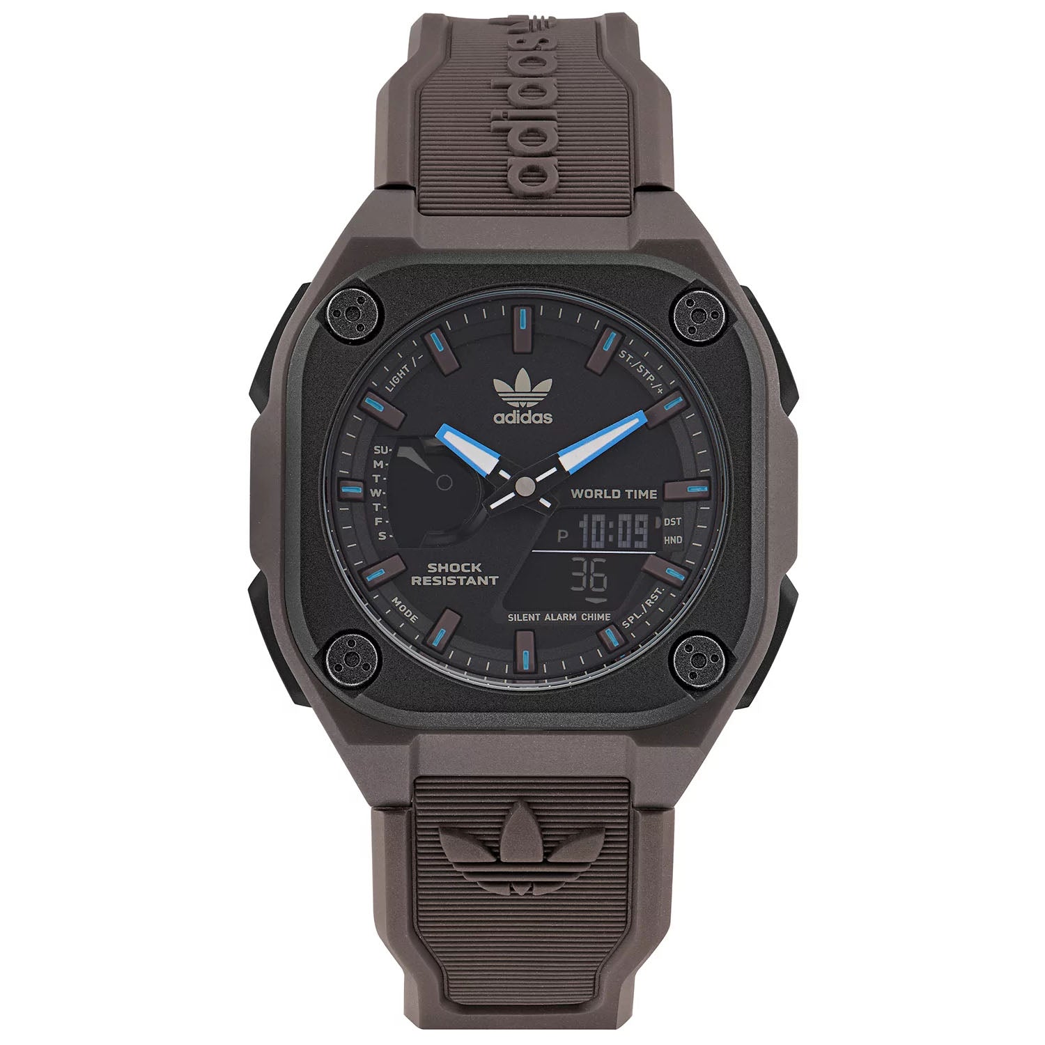 Adidas Men's Originals Street City Tech One Black Dial Watch - AOST22546