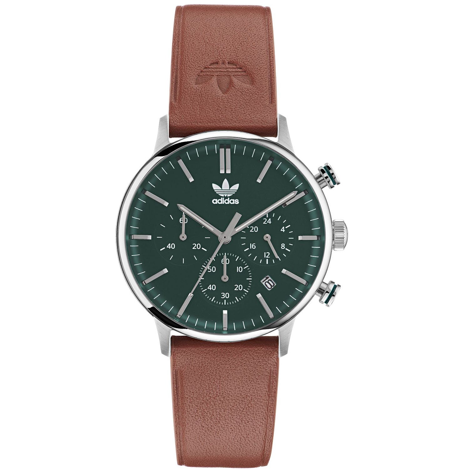 Adidas Men's Originals Style Code One Chrono Green Dial Watch - AOSY22531