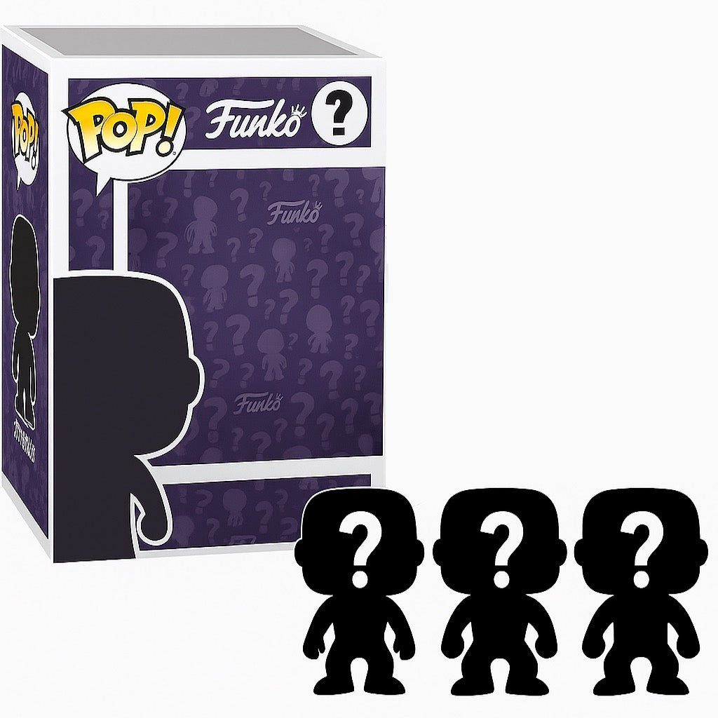 Set of 3 Surprise Mystery Funko Pop! Randomly Selected