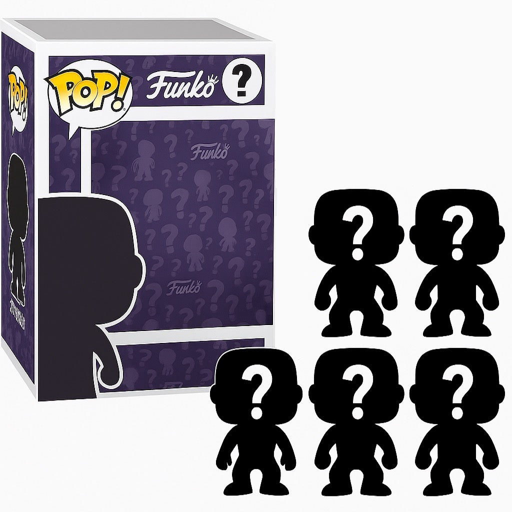 Pack of 5 Surprise Mystery Funko Pop! Randomly Selected