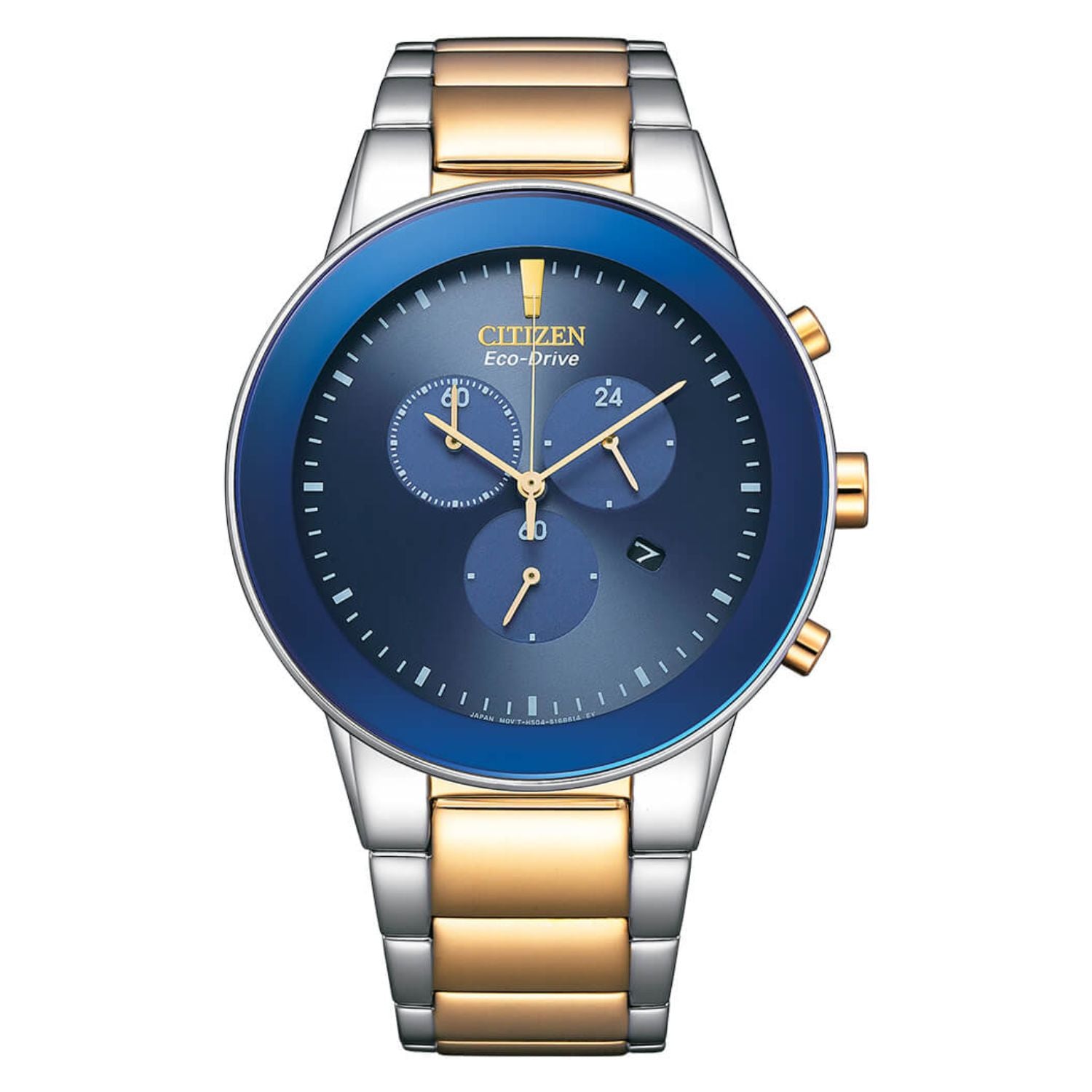 Citizen Men's Eco-Drive Blue Dial Watch - AT2244-84L