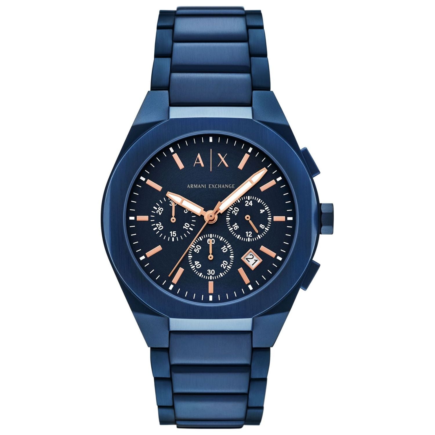 Armani Exchange Men's Sync Blue Dial Watch - AX4189