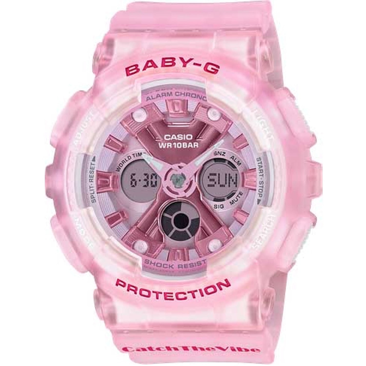 Casio Women's Classic Pink Dial Watch - BA130CV-4A