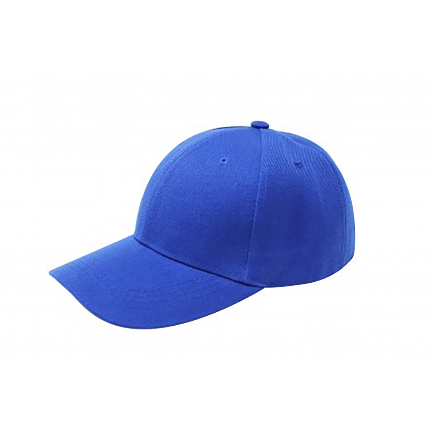 Pack of 6 Plain Baseball Caps Adjustable Casual Style (Royal Blue)