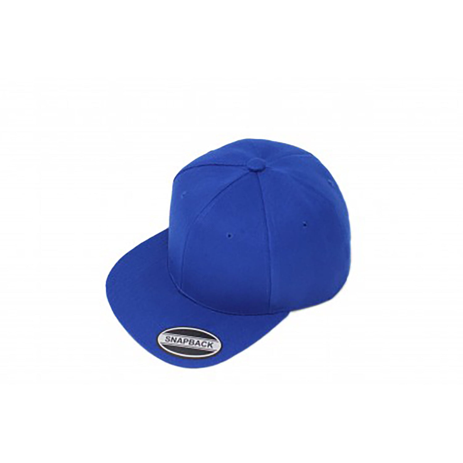 6 Pack Snapback Cap Hats Flat Brim Adjustable (Blue)