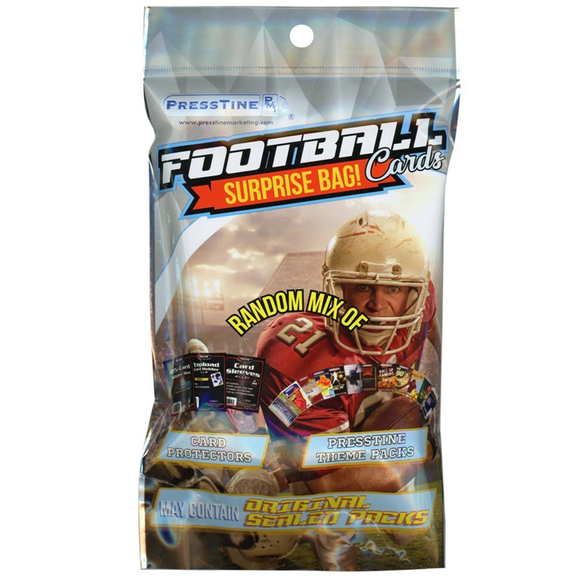Presstine Football Trading Cards Surprise Bag Mystery Pack
