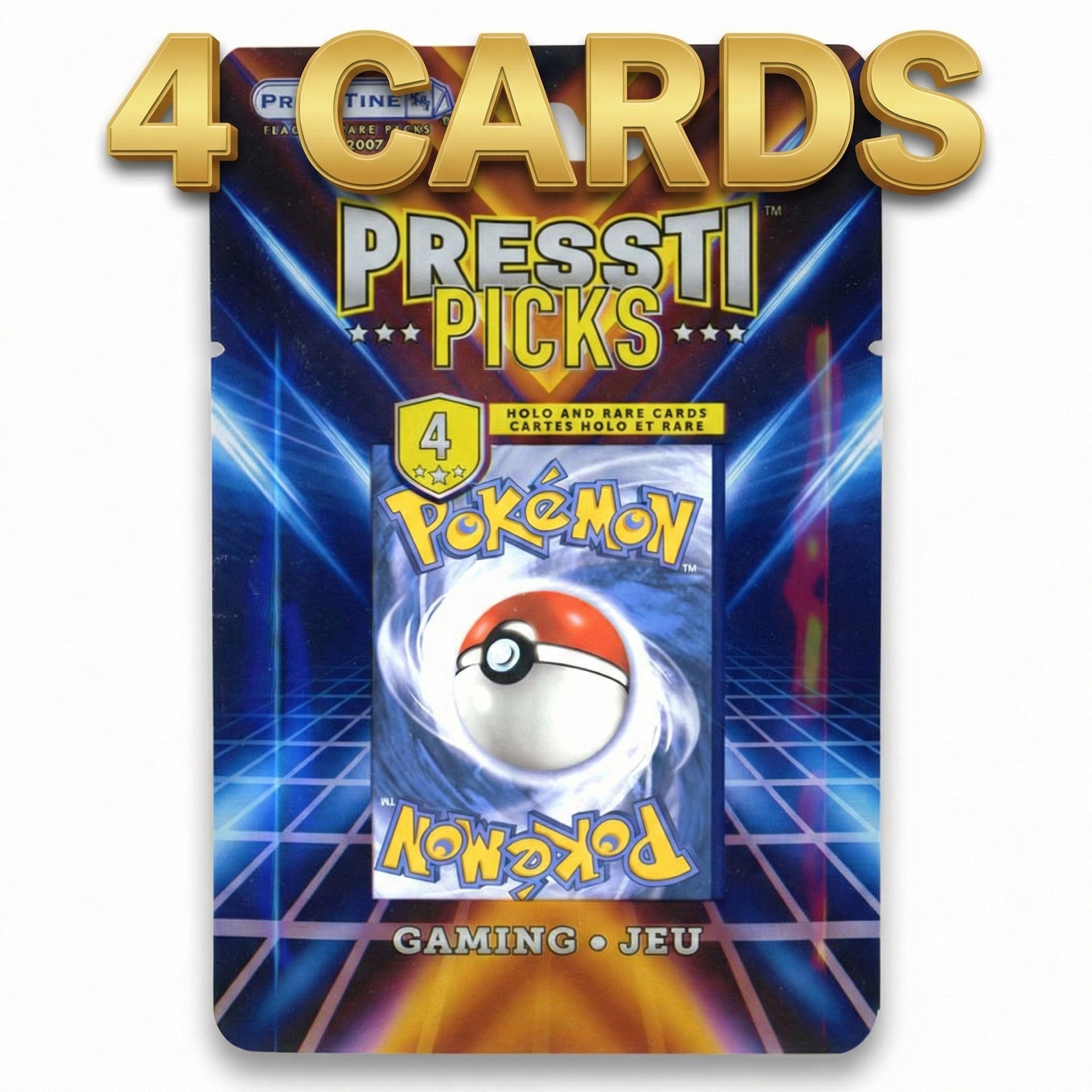 Presstine Pokemon Presstipicks 4-Card Trading Card Pack