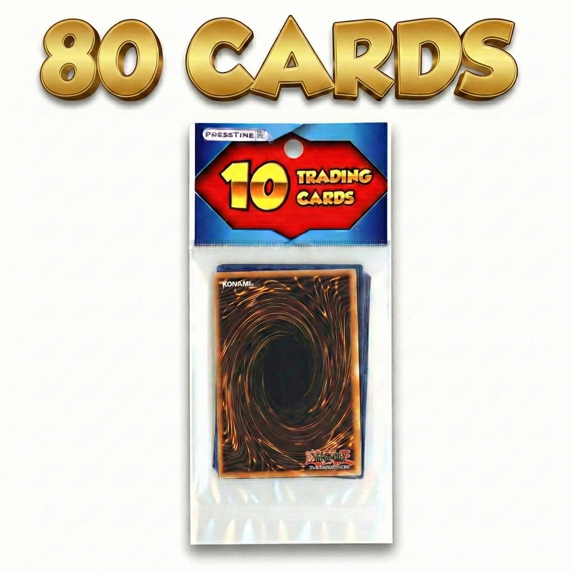 Pack of 8 Presstine Yu-Gi-Oh! 10-Card Packs - 80 Cards Total