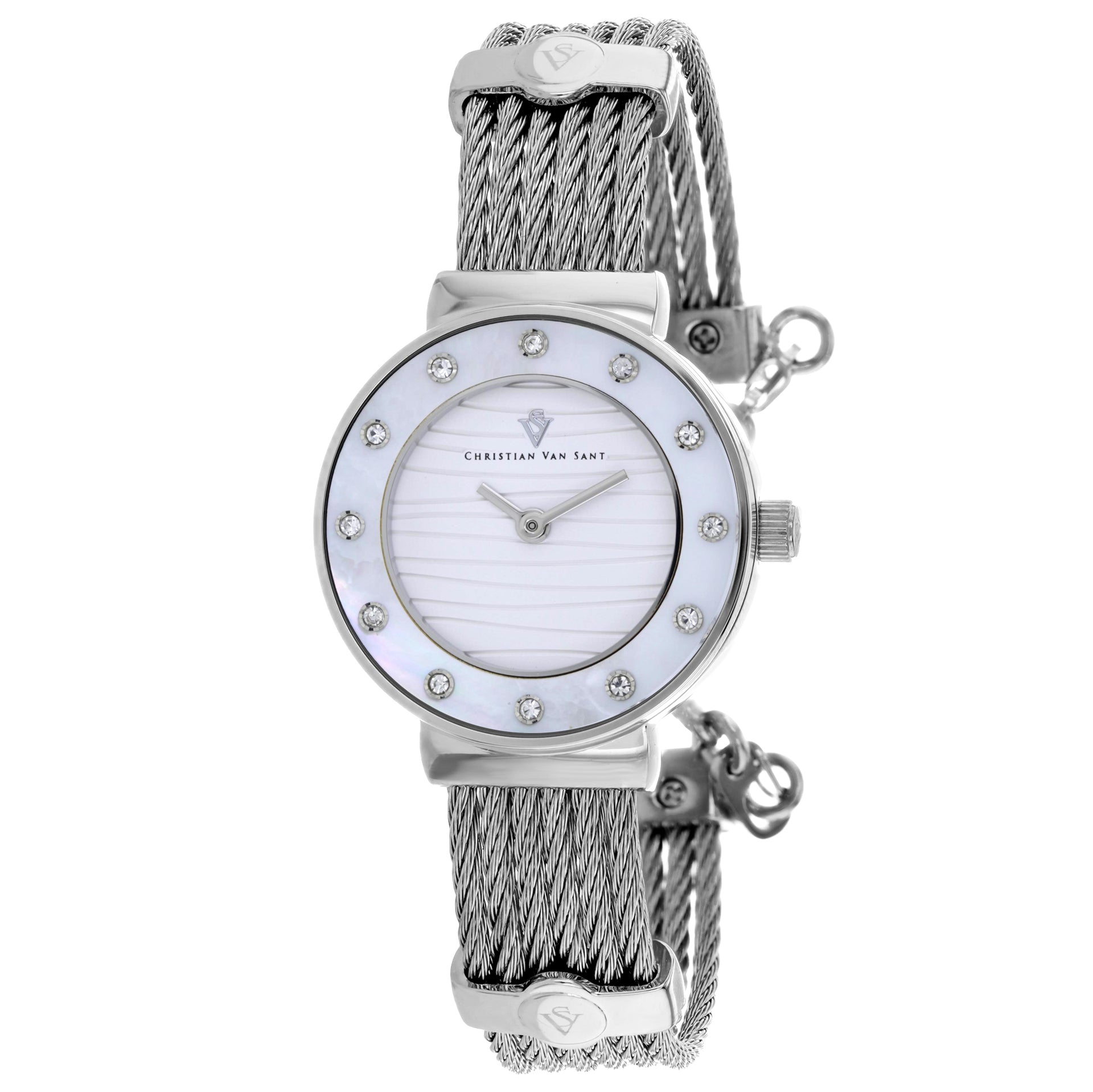 Christian Van Sant Women's Cavo Silver Dial Watch - CV1290