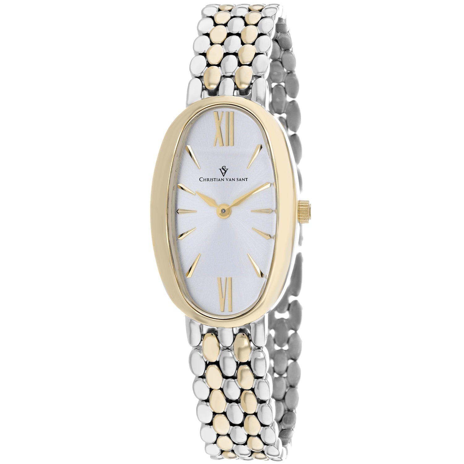 Christian Van Sant Women's Lucia Silver Dial Watch - CV1816